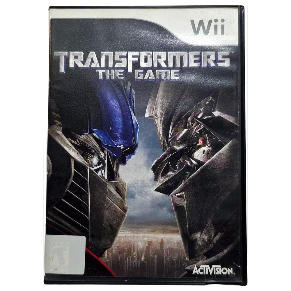 Transformers The Game Nintendo Wii Video Activision Action Adventure 2007‎